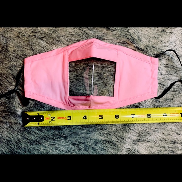 Blue Clear Window Face Mask for Lip Reading - Picture 6 of 6